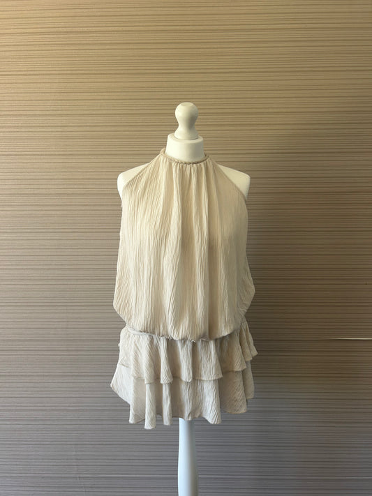 Light grey halter playsuit