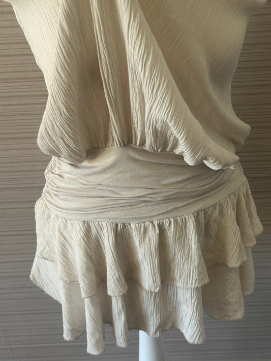 Light grey halter playsuit