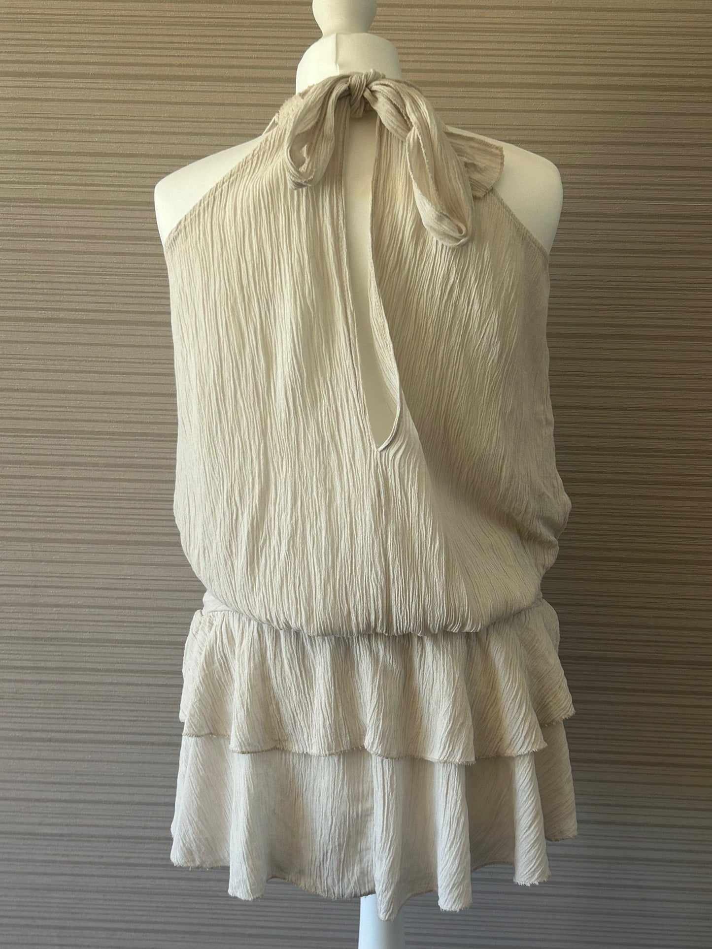 Light grey halter playsuit